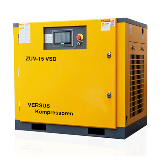 Винтовой компрессор ZUV – 15 VSD 13 бар прямой привод IP 23 D
