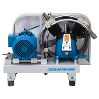 Компрессор поршневой дожимной (бустер) KRAFTMANN 2-42-74 (890 л мин)