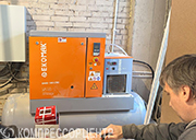 Винтовой компрессор "Ekomak" DMD 100 CRD/8 для ООО "Новые мебельные технологии"