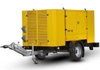 Винтовой компрессор Atmos PDP 190-14 (на шасси, рег. высота, без тормозов)