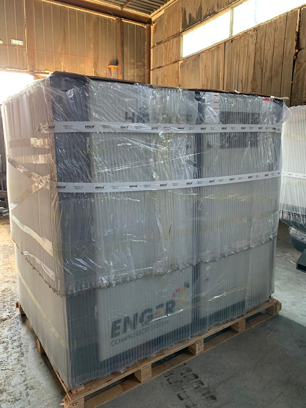 Винтовые компрессоры "Enger" HB-55DF 8 и HB-55DFE 8 для ООО "Микробор Композит"