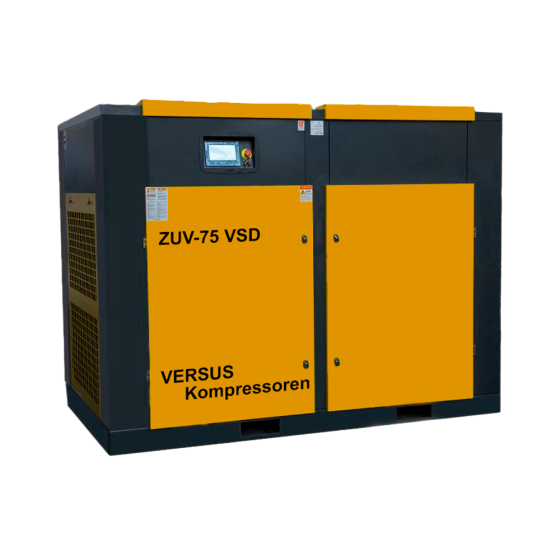 Винтовой компрессор ZUV – 75 VSD 13 бар прямой привод IP 54 D