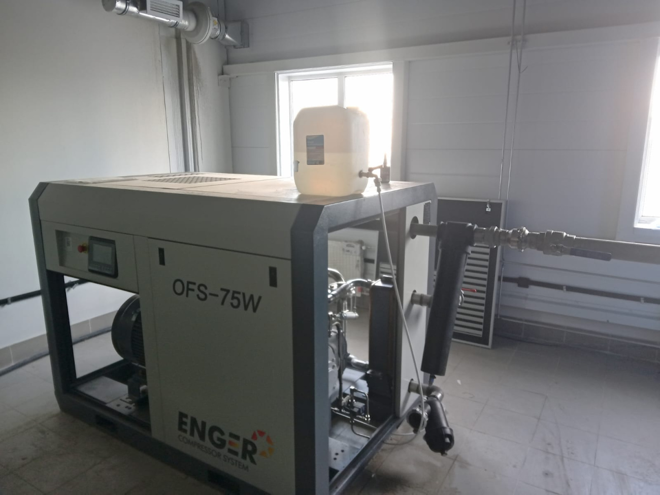 Проект - Винтовые безмасляные компрессоры Enger для ООО Велфарм-М