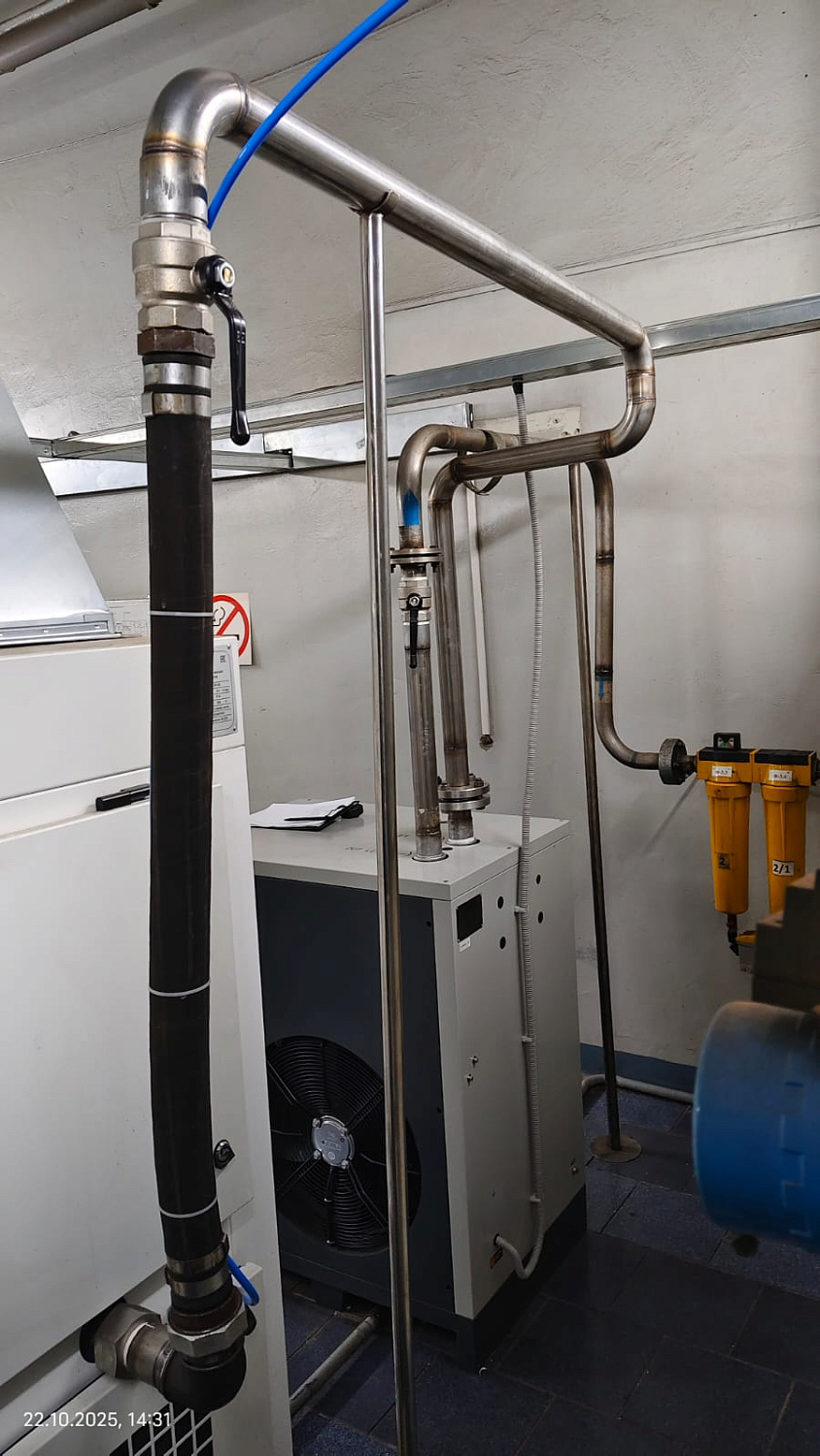 Винтовой безмасляный компрессор ENGER OFST-55A PM VSD 10 для АО «Алтайвитамины» 